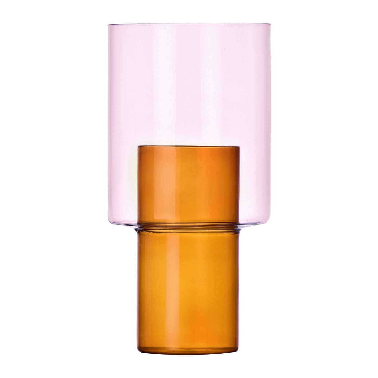 Ichendorf Milano Boreale Vaas - Amber / Roze