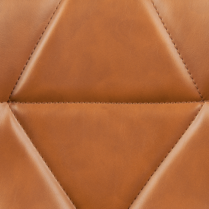 Beliani - VALETTA II - Barkruk set van 2 - Goudbruin - Kunstleer