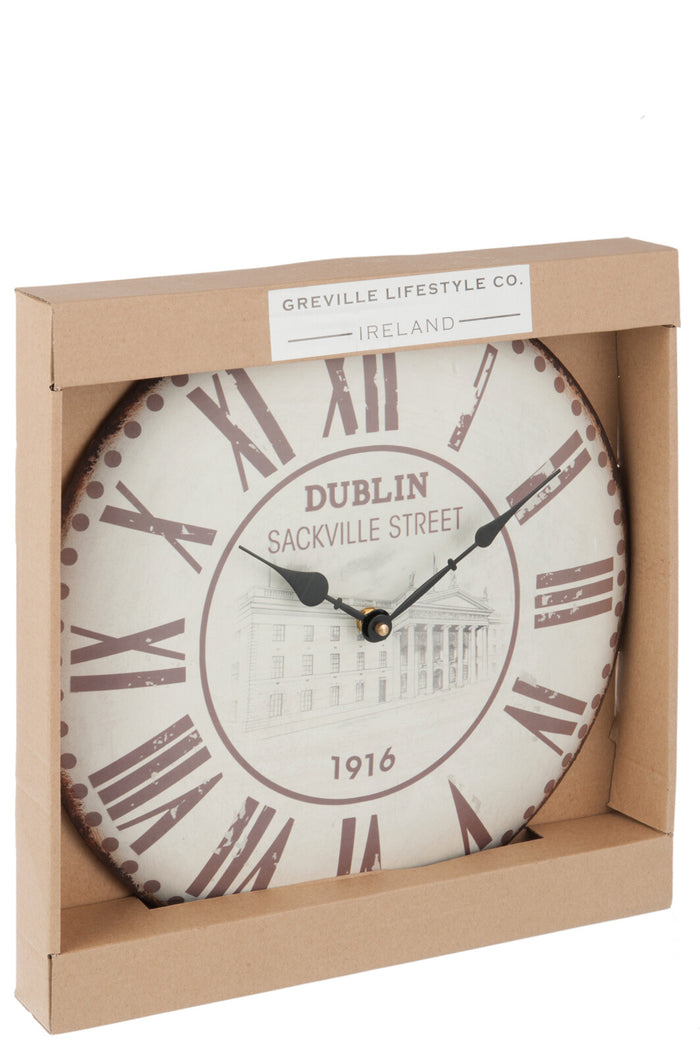 J-Line mok Kerstman Dolomiet - keramiek - rood|wit