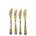 J-Line bestek Messing - brass - goud - doos van 4