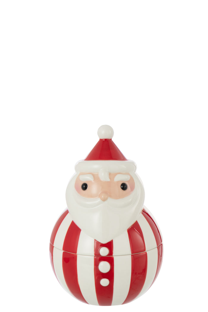 J-Line voorraadpot Sinterklaas Dolomiet - keramiek - kerstro