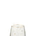 J-Line drinkglas Stippen - glas - tansparant|goud