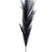 J-Line decoratie tak Plumeau - kunststof - zwart - large