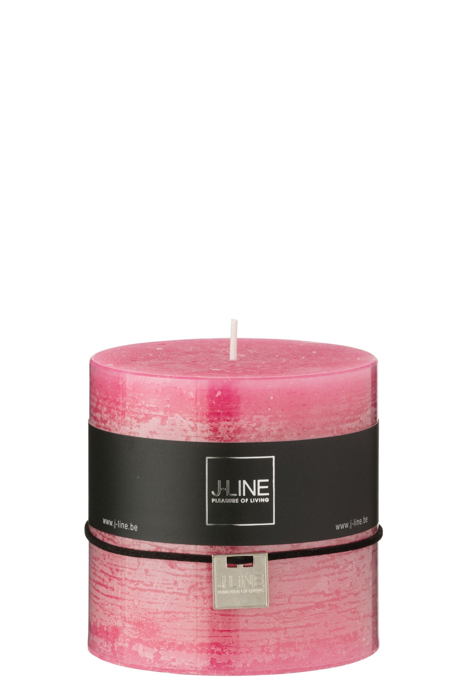 J-Line cilinderkaars - roze - 64U