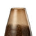 J-Line vaas Kegel - glas - donkerbruin - large - Ø 21.5 cm