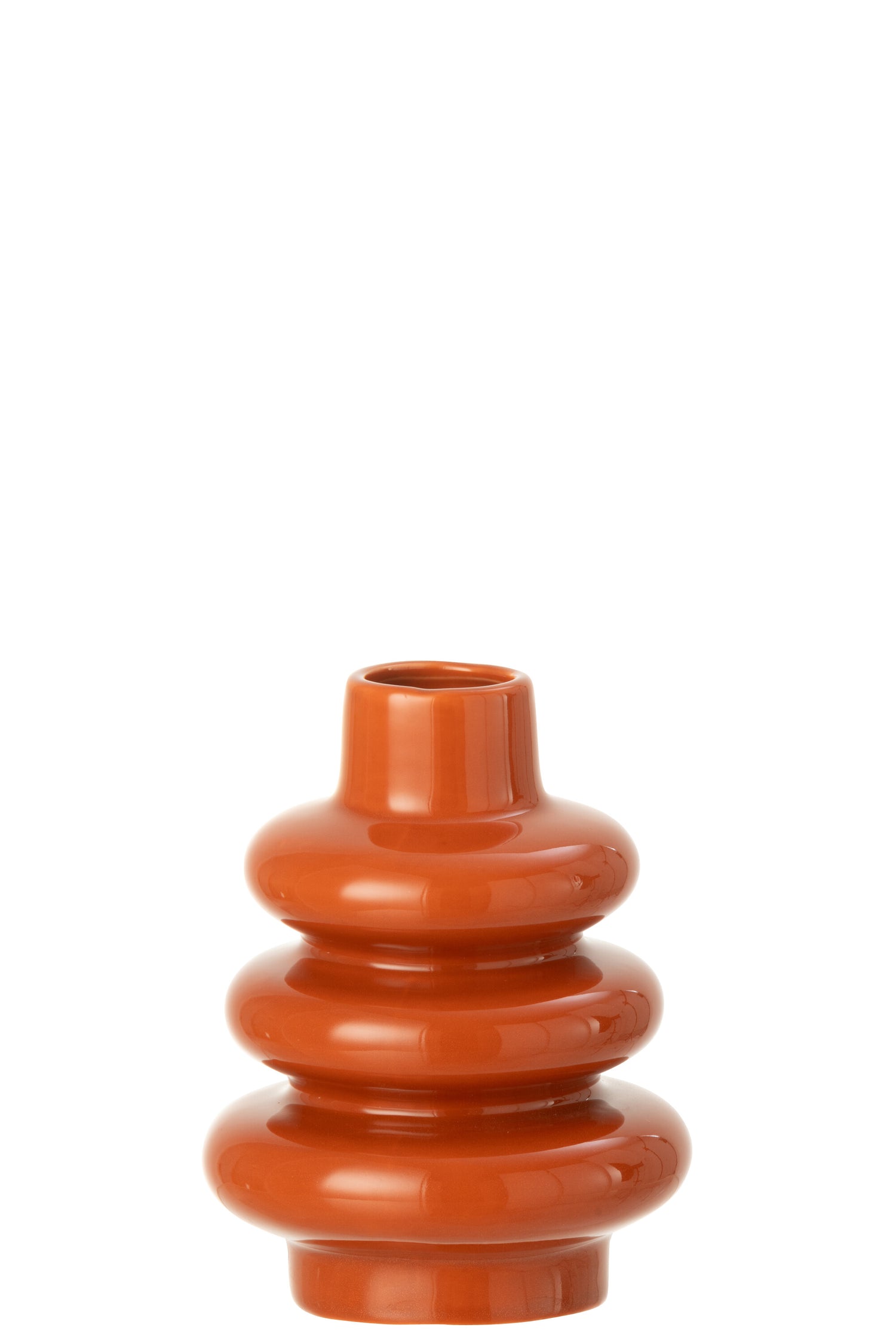 J-Line vaas Buoys Shiny - porselein - terracotta - medium