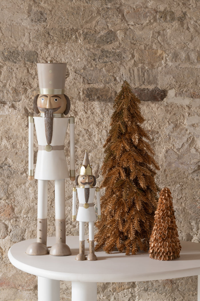 J-Line figuur Notenkraker Snor - metaal - mix - small - 2 st