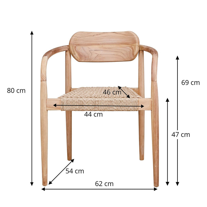 Kare Design Sole Mio tuinstoel met armleuningen