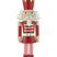 J-Line figuur Notenkraker - ijzer - rood|goud - large
