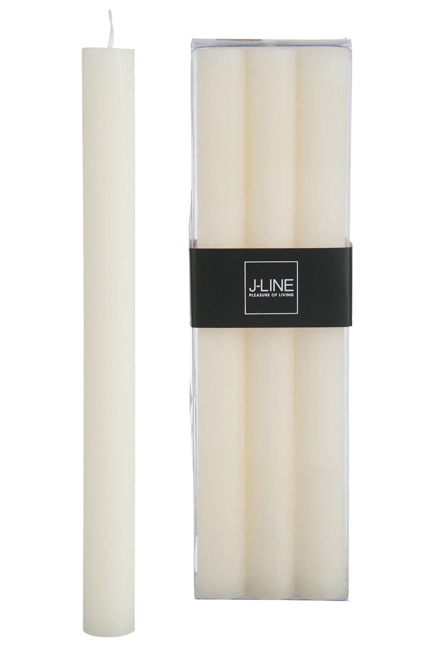 J-Line tafelkaars - vanille - 9U - doos van 6