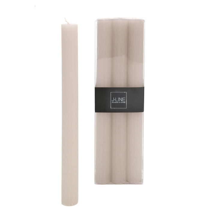 J-Line tafelkaars Zand - lichtroze - 9U - doos van 6