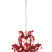 J-Line hanglamp Kand Antiek - glas - rood