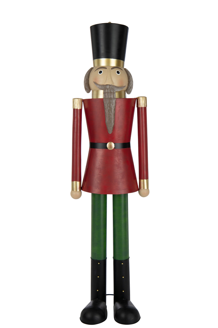 J-Line figuur Notenkraker Snor - metaal - mix - large