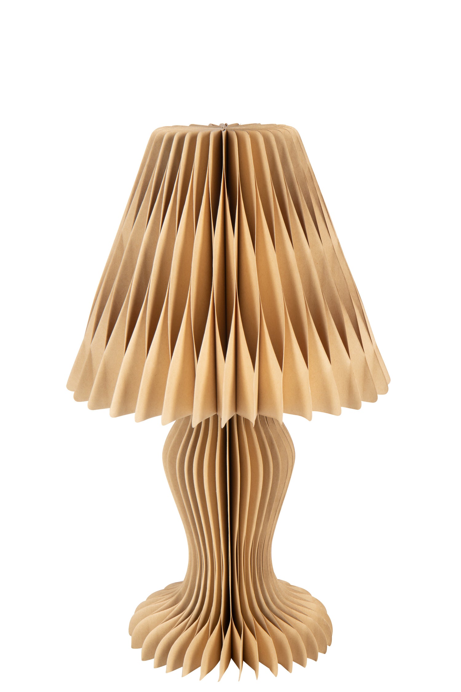 J-Line lampenkap Vintage Vouwbaar - papier - camel
