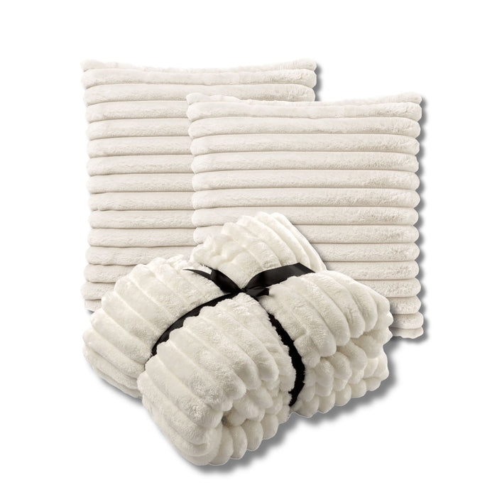 Dutch Decor Set van 2 sierkussens en 1 plaid