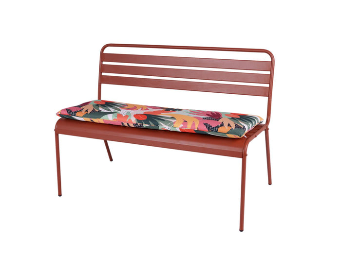 Metalen tuinbank Max 120 cm zwart