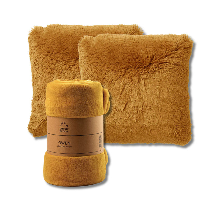 Dutch Decor Set van 2 sierkussens en 1 plaid