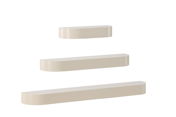 Fjôrd - Wandplanken Set van 3 - Beige - Glow