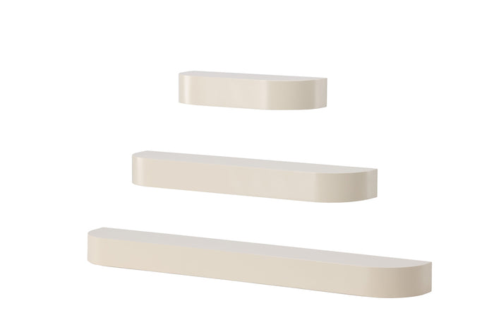 Fjôrd - Wandplanken Set van 3 - Beige - Glow