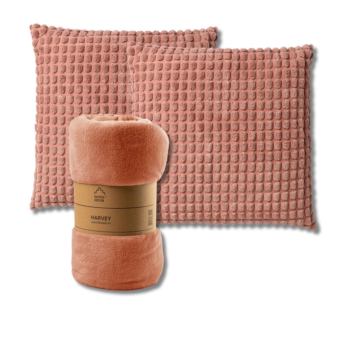 Dutch Decor Set van 2 sierkussens en 1 plaid