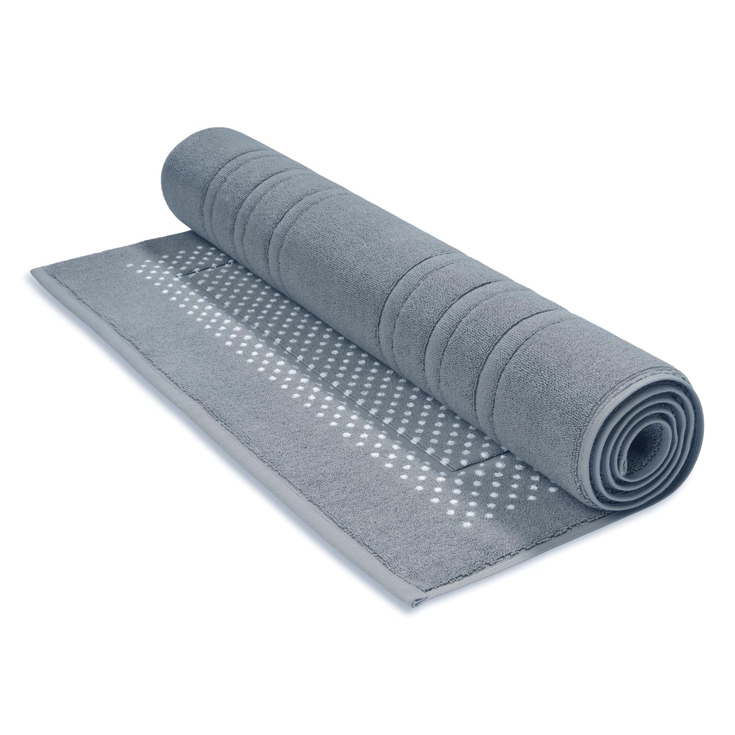 Houston Badmat Dusty Blue | 60 x 60 cm | Blauw | Katoen