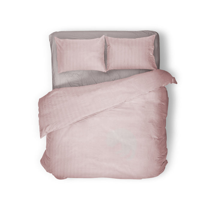 Eleganzzz Dekbedovertrek Hotel Kwaliteit Satijn Streep blush