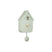 Karlsson Wandklok Solo Color Cuckoo - Jadegrijs - 6x21,5x41cm