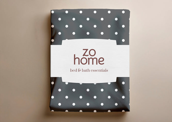 Zo Home Dekbedovertrek Katoen Punta di Cotone - pewter grey