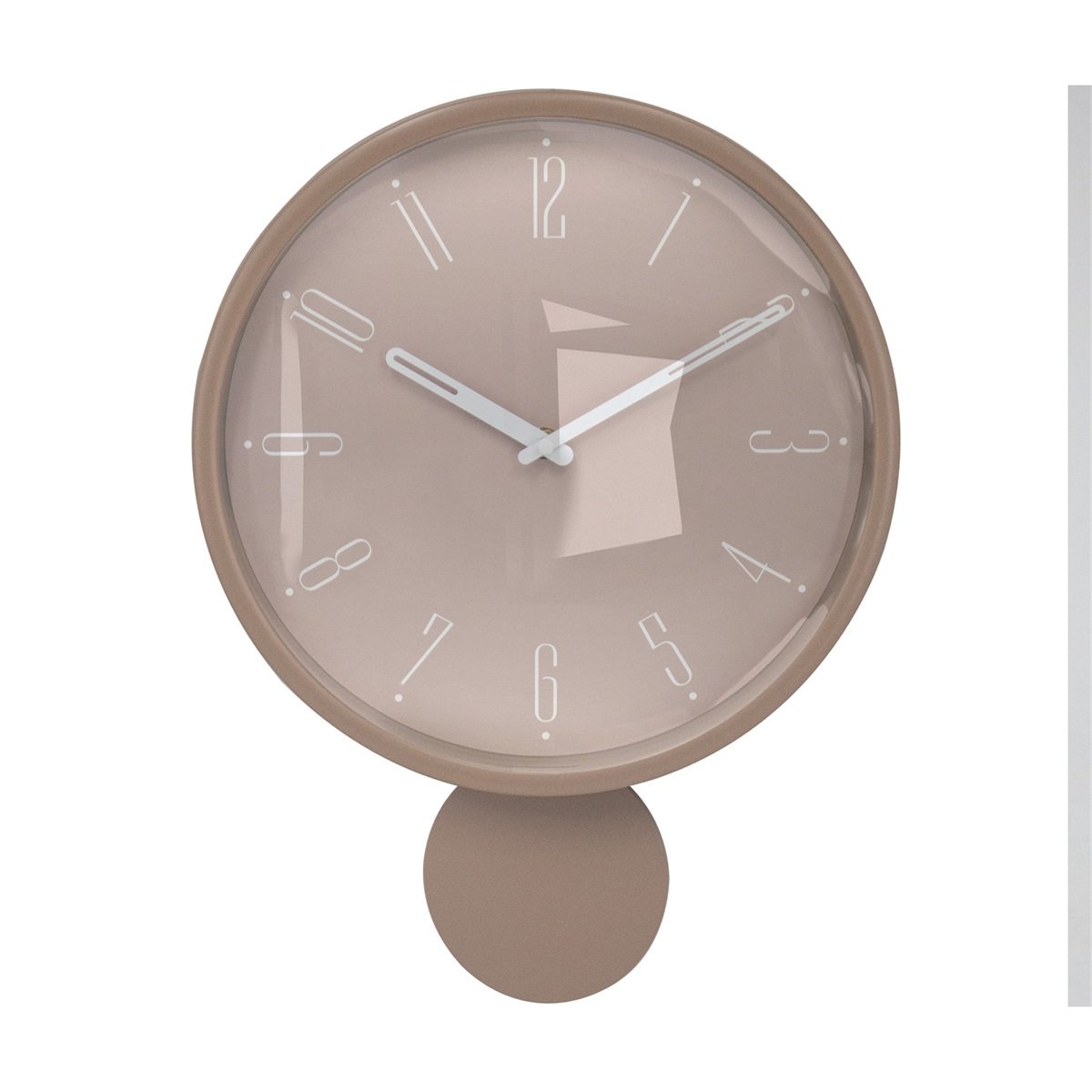 Vtw Living - Moderne Wandklok Bruin - 30 x 6 x 39.8 cm