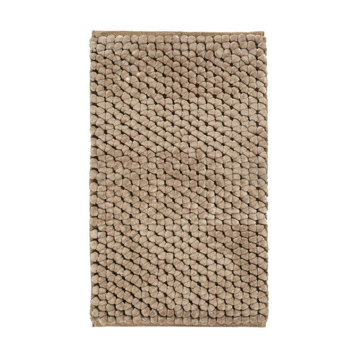 Onyx Badmat Sand | 60 x 100 cm | Beige | Polyester | Katoen