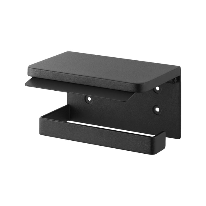 Yamazaki Tower Toiletrolhouder wandmontage - Zwart