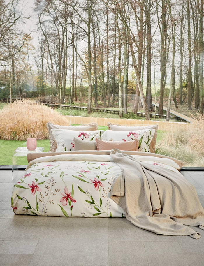 Pure 68 Kussensloop Stone | 40 x 55 cm | Grijs | Beige | Katoen