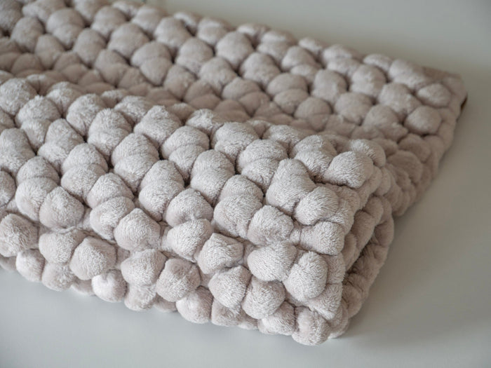 Onyx Badmat Greige | 80 x 160 cm | Beige | Grijs | Polyester | Katoen