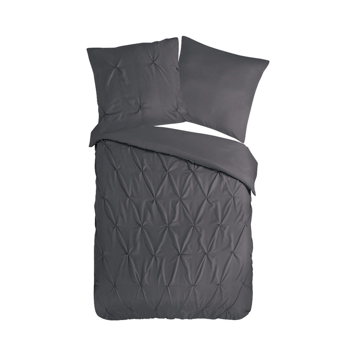 Pure Dekbedovertrek Micropercal Elegance - anthracite