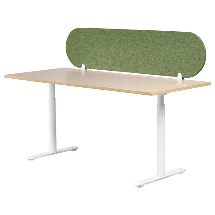 Beliani-SPARKY-Bureauscheidingswand-Groen-160 x 40 cm-Polyester