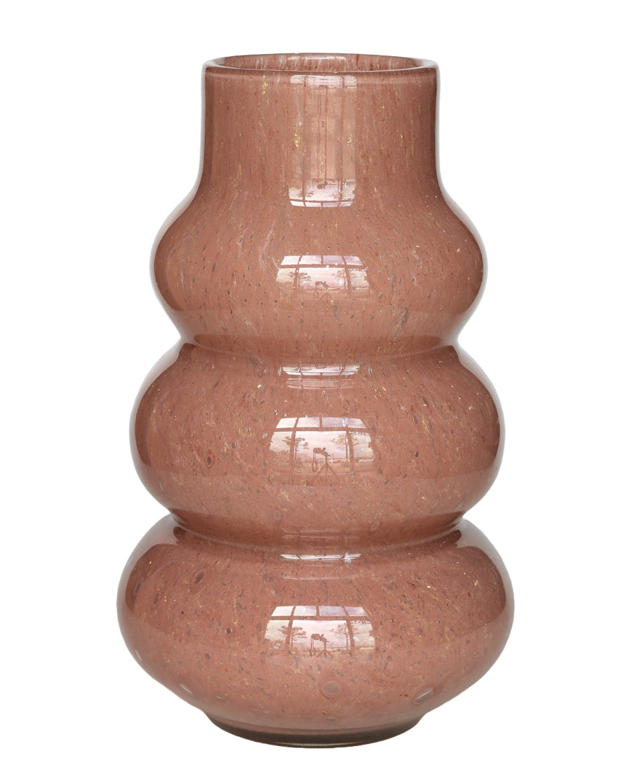 Vase The World Lomami Elite brown Ø18 x H30 cm