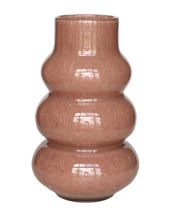 Vase The World Lomami Elite brown Ø18 x H30 cm