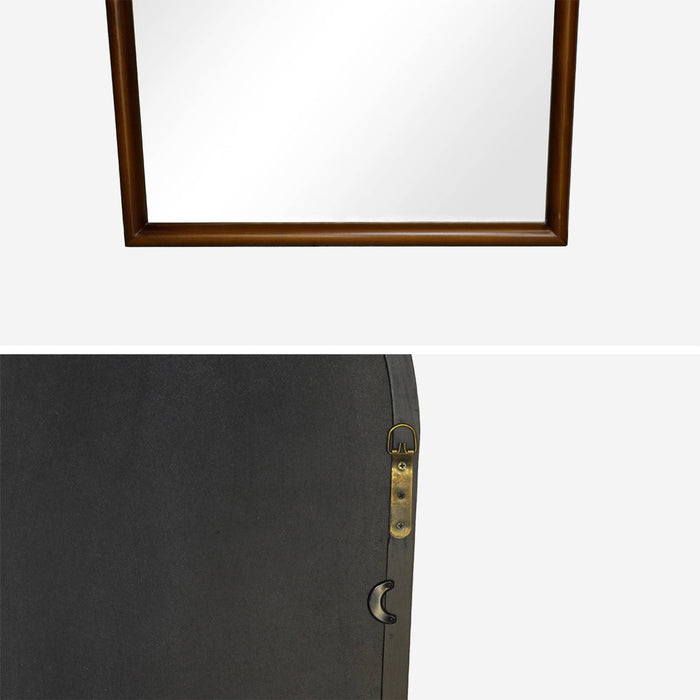 sweeek - Spiegel met boogvorm van grenenhout