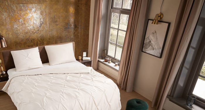 Pure Dekbedovertrek Micropercal Elegance - sand