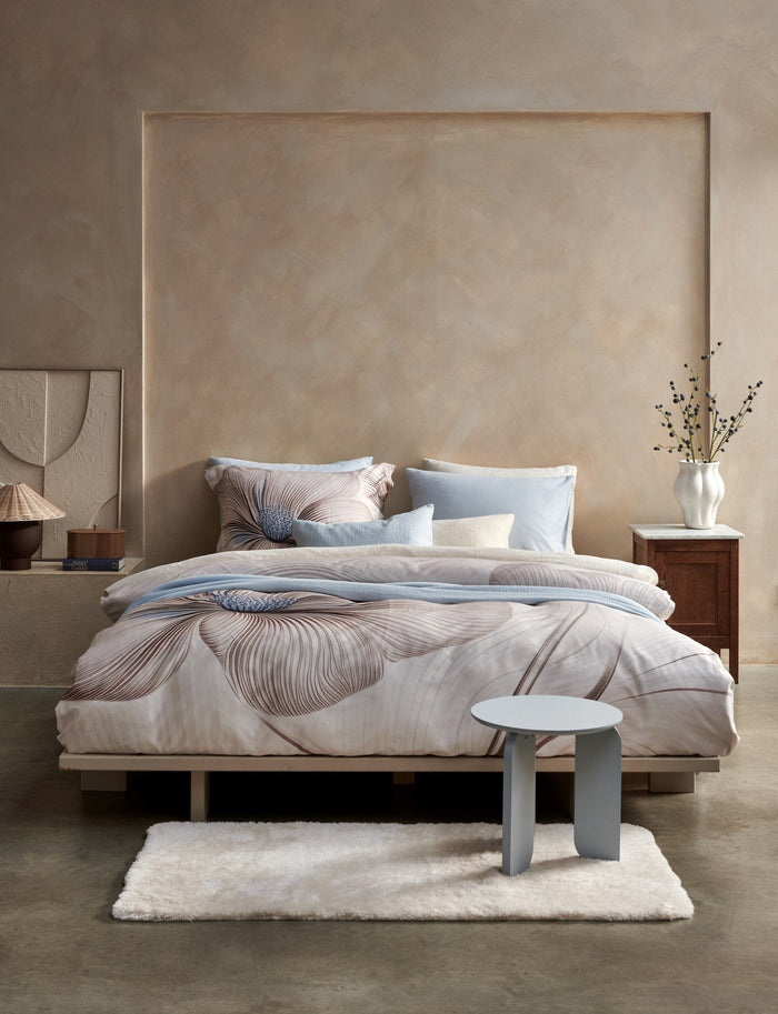 Pure 66 Kussensloop Powder Blue | 60 x 70 cm | Blauw | Katoen | Hennep