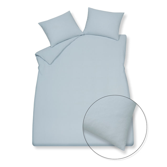 Pure 66 Kussensloop Powder Blue | 60 x 70 cm | Blauw | Katoen | Hennep