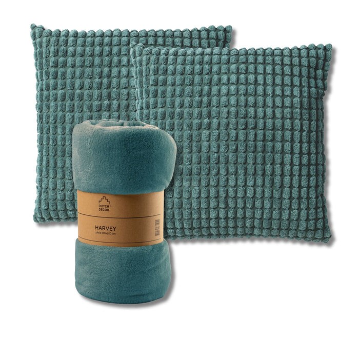 Dutch Decor Set van 2 sierkussens en 1 plaid