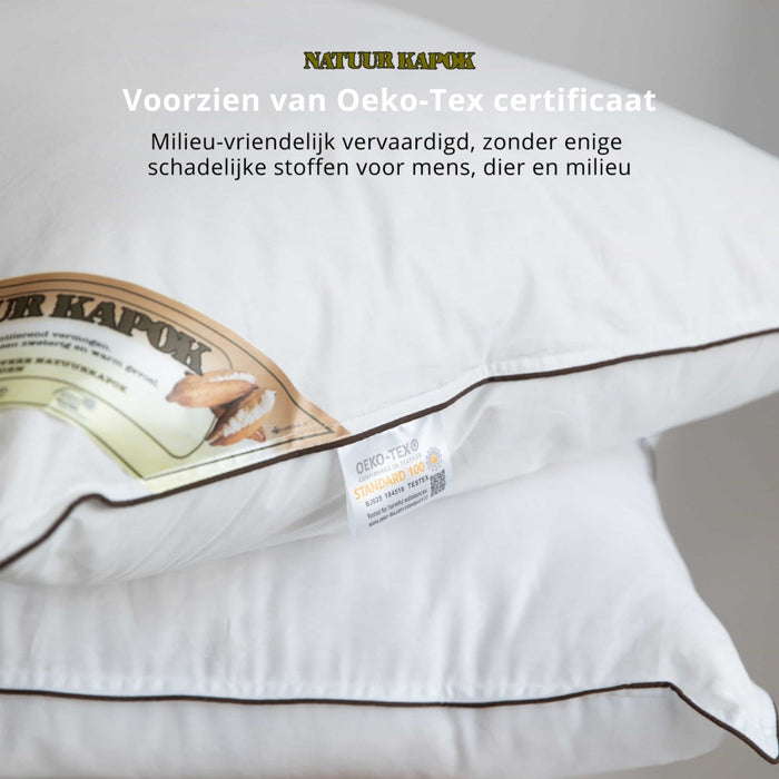 NachtrustOnline - Kapok Kussen- 70x60cm