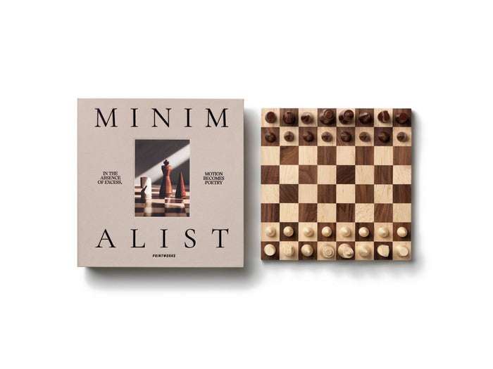Printworks Spel - Chess Wood - The Minimalist