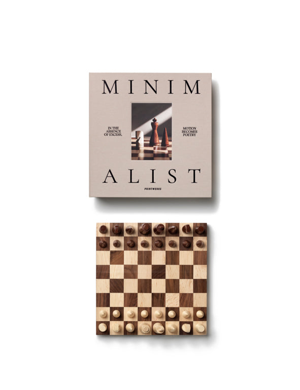 Printworks Spel - Chess Wood - The Minimalist