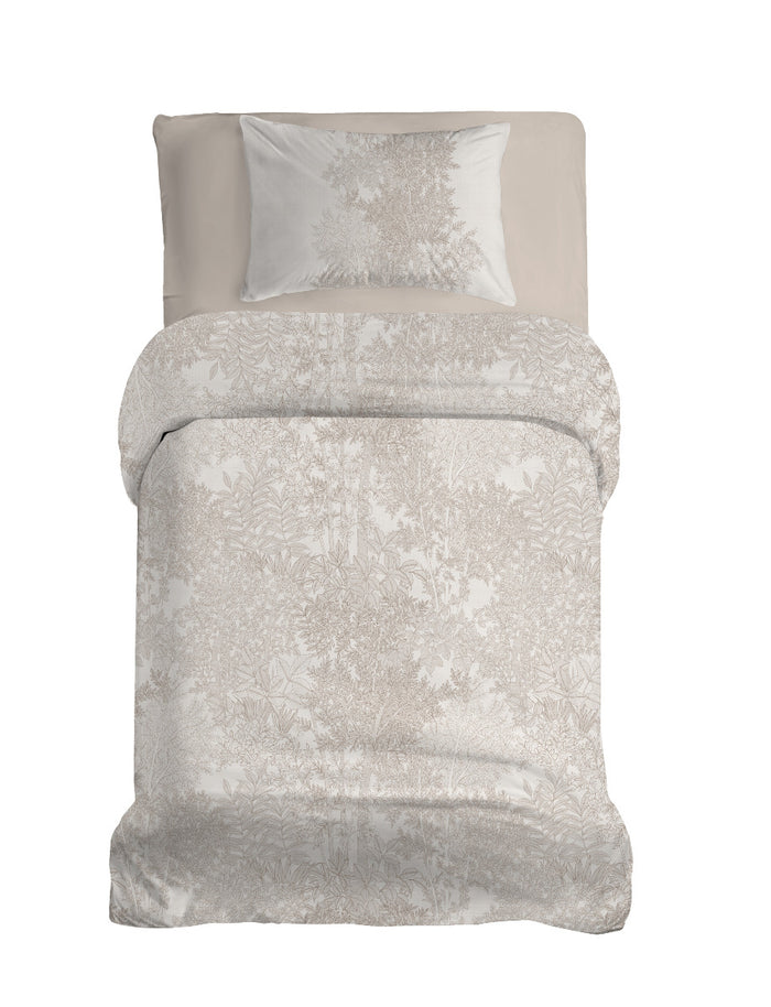 LINNICK Dekbedovertrek Katoen Renforcé Ramina - beige