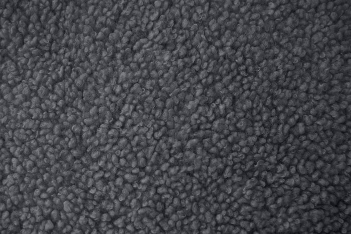 Eleganzzz Hoeslaken Teddy Pluche 35cm Hoekhoogte - anthracite