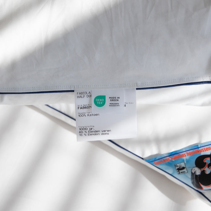 Fabiola - Eendenveren;Eendendons Kussen- 60x70cm