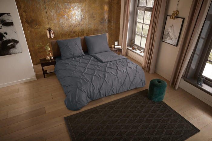 Pure Dekbedovertrek Micropercal Elegance - anthracite