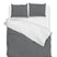 Zo Home Dekbedovertrek Katoen Punta di Cotone - pewter grey